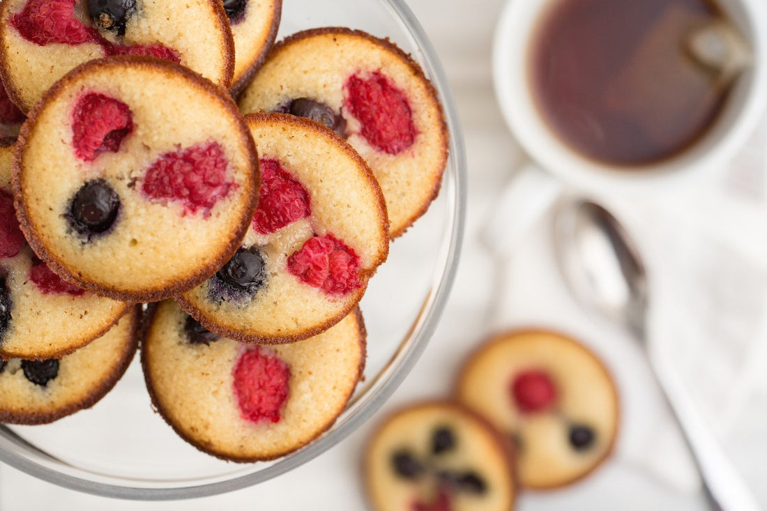 End-of-Summer Berry Financiers