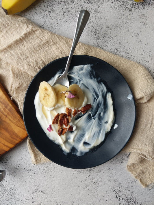 Frozen Yogurt and Caramelized Bananas