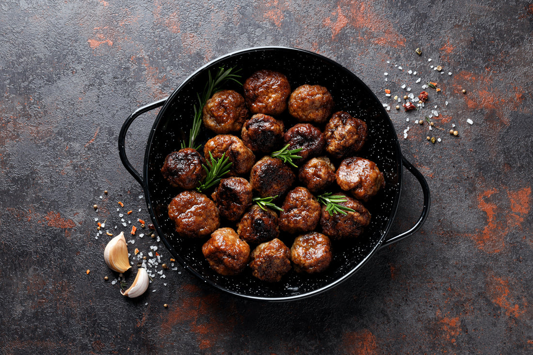 Lamb Keftedes: Greek Meatballs