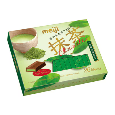 Meiji Chocolate BOX, Matcha (Japan)
