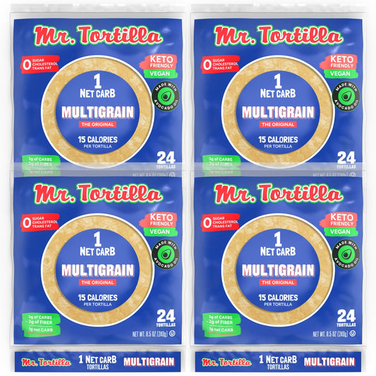 1 Net Carb Multigrain Tortillas - 96 Count