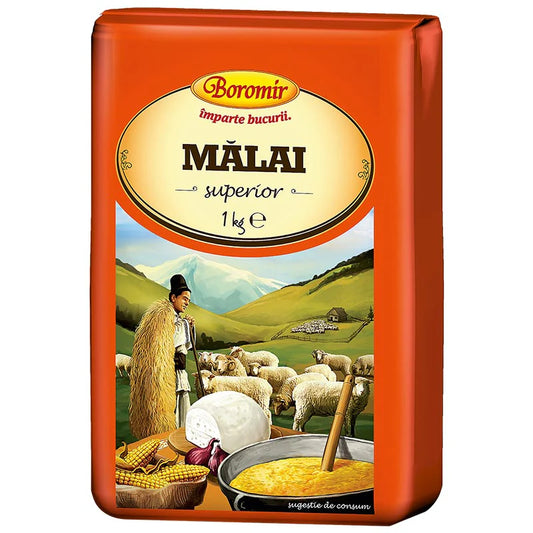 Boromir Malai Superior Corn Flour - 1lb 3oz Bags x 10 pack (Romania)