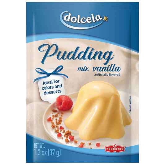 Podravka Vanilla Pudding - 1.3oz Packages x 18 pack (Croatia)