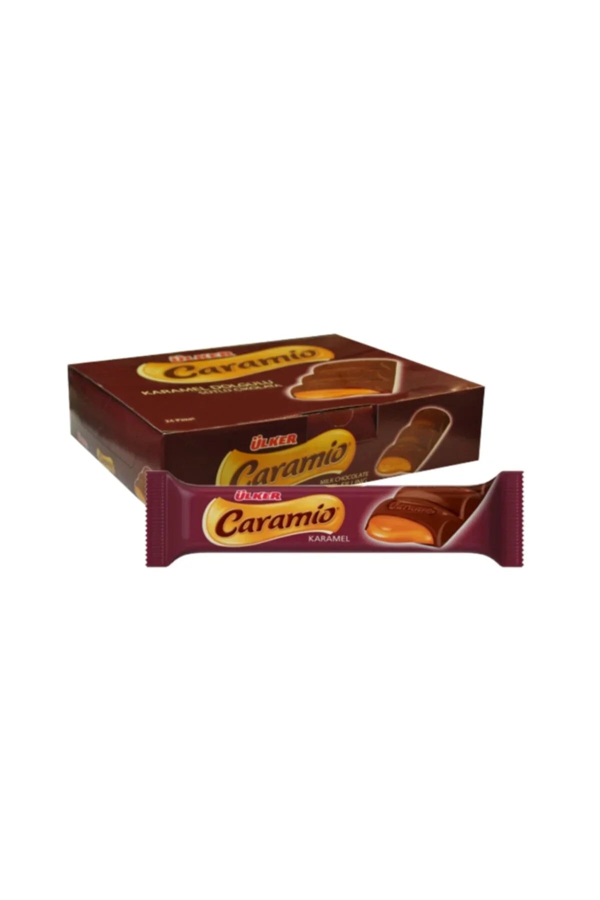 Ulker Caramio, Caramel floverd milk chocolate (Turkey)