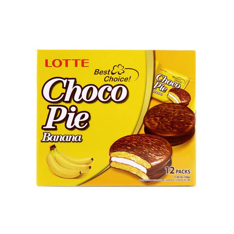 Lotte Choco Pie, Banana (Korea)