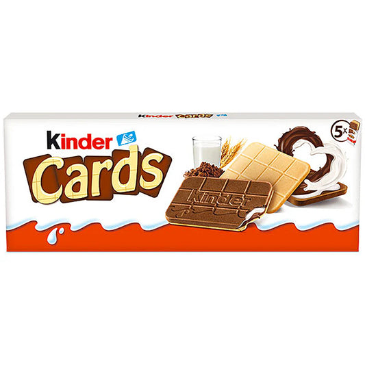 Ferrero Kinder Cards - 4.5oz Boxes x 20 pack (Germany)