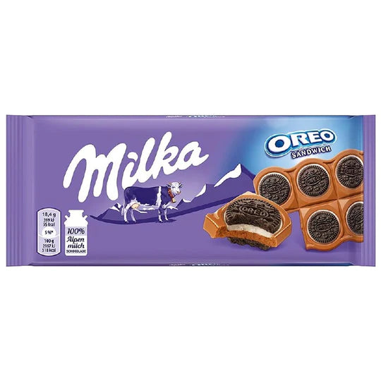 Milka Oreo Sandwich Chocolate, 92g (Germany)