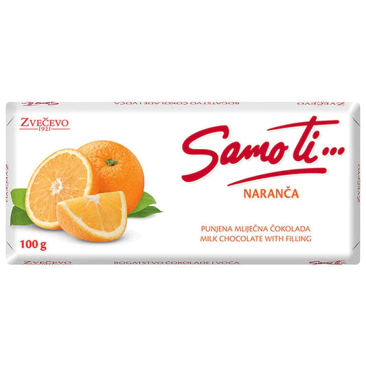 Zvecevo Samo ti Orange Chocolate, 100g (Croatia)