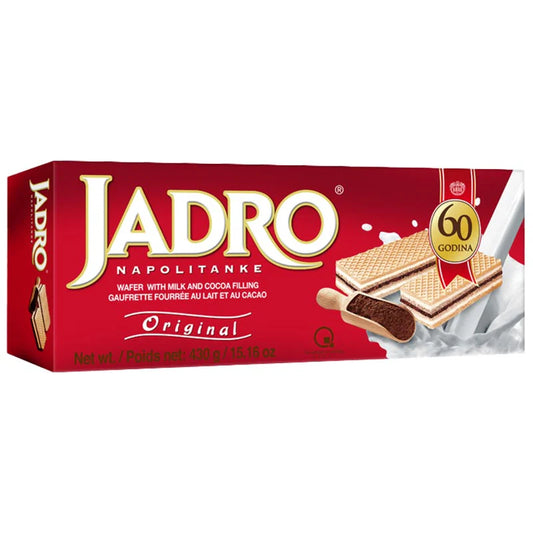 Kras Jadro Original Wafers - 15.2oz Boxes x 14 pack (Croatia)