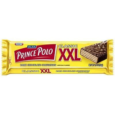 Prince Polo XXL Classic w/ Dark Chocolate Wafer Bar, 50g (Poland)