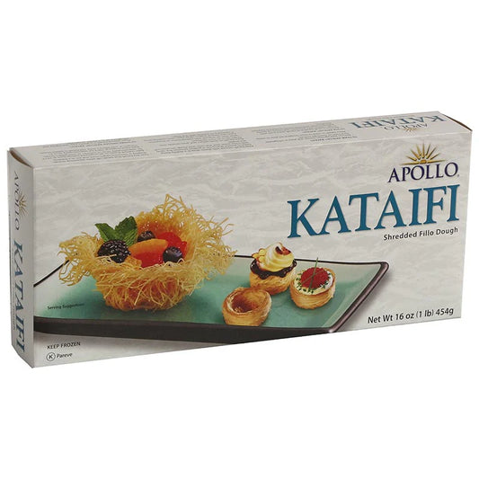 Apollo Kataifi Shredded Dough - 1 lb Boxes x 12 Pack (United States)