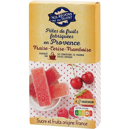 Nos regions ont du talent Jelly candy, Fruit flavored jelly (France)