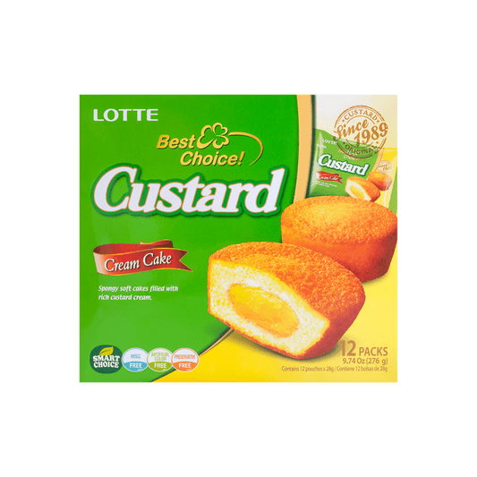 Lotte Cream Cake, Custard (Korea)