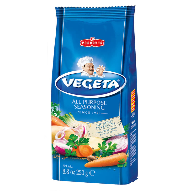Podravka Vegeta Seasoning - 8.8oz Bags x 16 pack (Croatia)