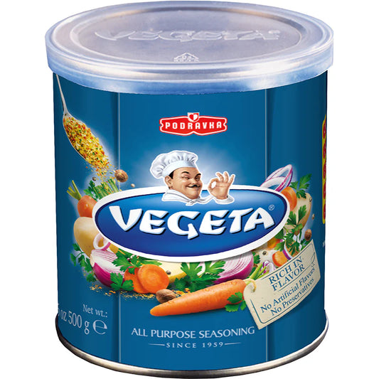 Podravka Vegeta Seasoning - 17.6oz Cans x 24 pack (Croatia)