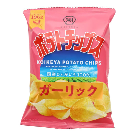 Koikeya Potato Chips, Garlic (Japan)