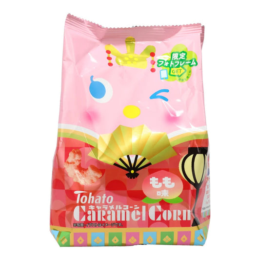 Tohato Caramel Corn, Peach (Japan)