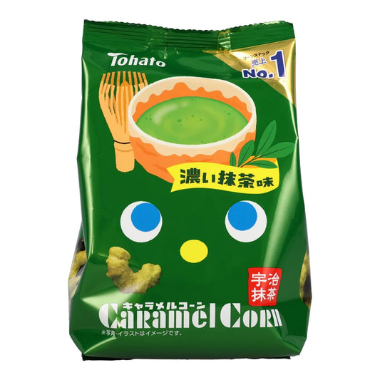 Tohato Caramel Corn, Matcha (Japan)