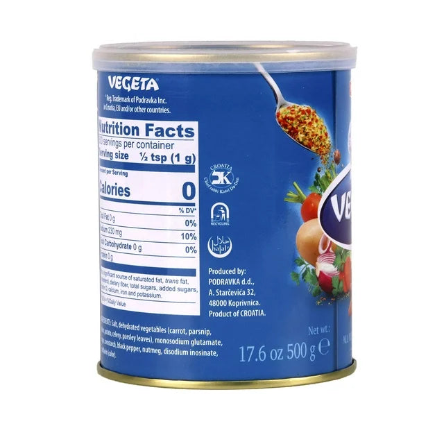Podravka Vegeta Seasoning - 17.6oz Cans x 24 pack (Croatia)