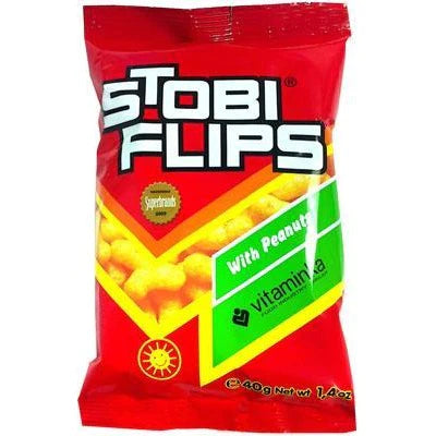 Vitaminka Stobi Flips Peanut Snacks, 40g (North Macedonia)