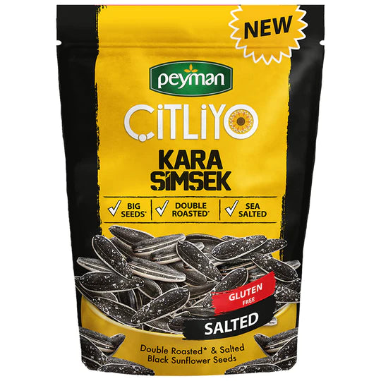 Peyman Citliyo Kara (Black) Sunflower Seeds, 160g (Turkey)