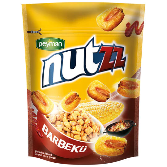 Peyman Nutzz BBQ Flavored Grilled Corn Snack, 100g (Turkey)