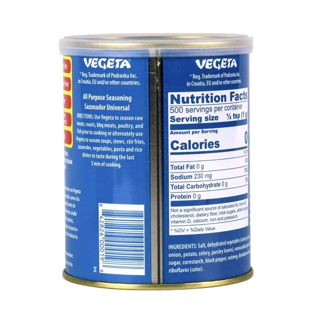 Podravka Vegeta Seasoning - 17.6oz Cans x 24 pack (Croatia)