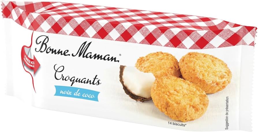Bonne Maman Cookies, Coconut Croquants (France)