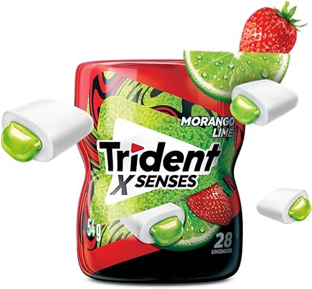 Trident X Senses, Morango Lime (Brazil)
