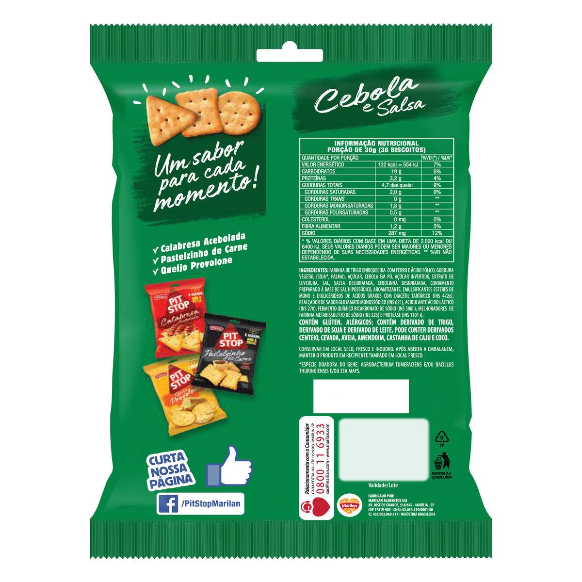 Marilan Crackers, Cebola e Salsa (Brazil)