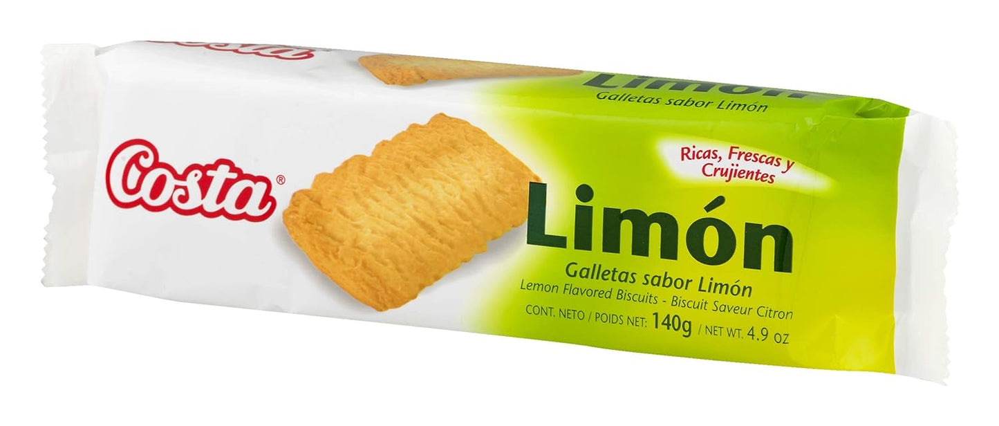 Costa Lemon Flavored Cookies, 140g (Chile)