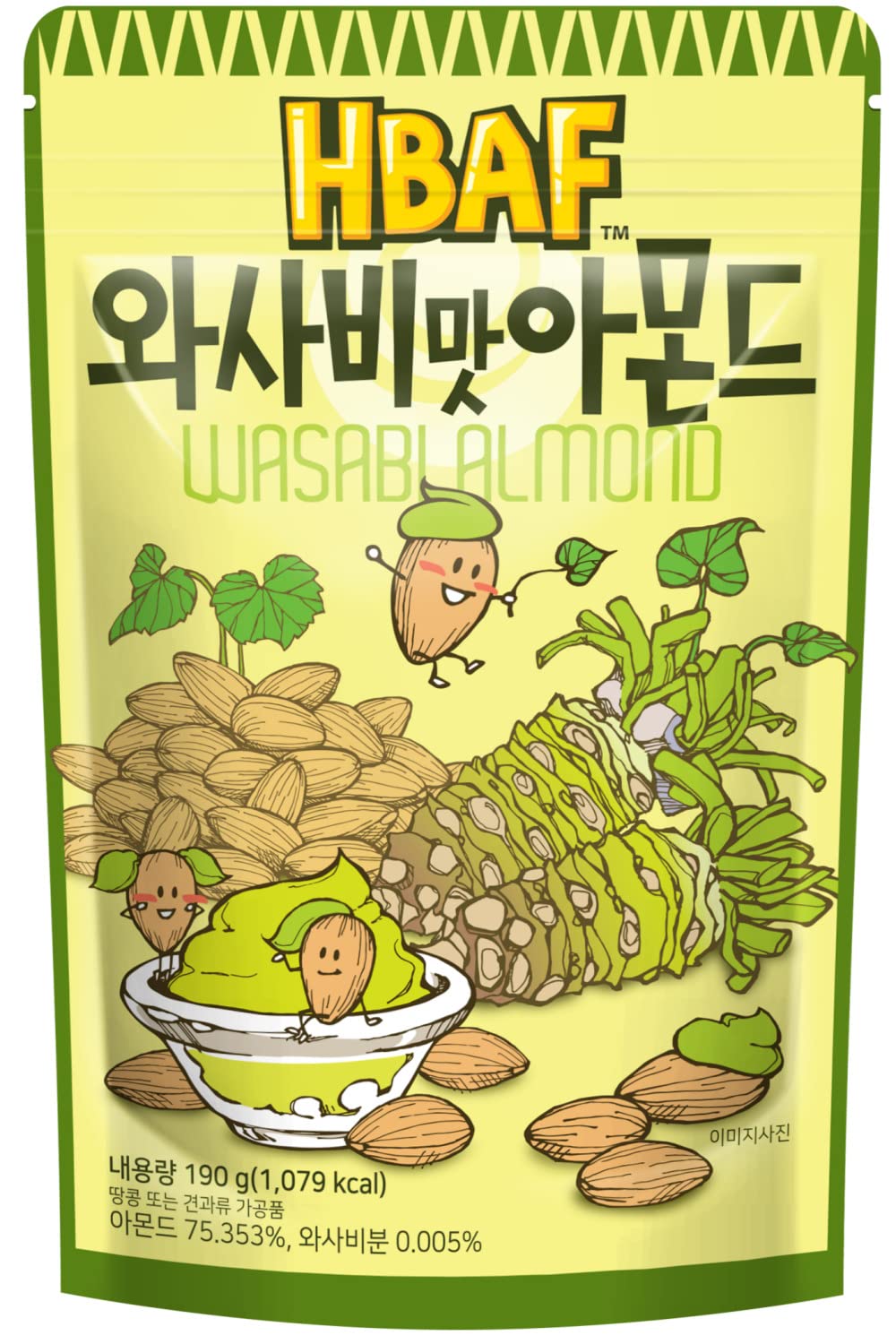 HBAF Almonds, Wasabi (Korea)