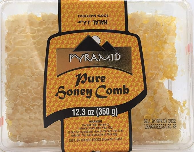 Pyramid Honey With Comb - 12.3oz Trays x 18 pack (Turkey)