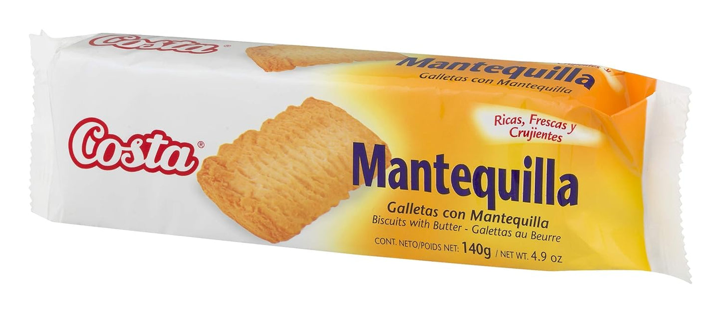 Costa Mantequilla Butter Cookies, 140g (Chile)