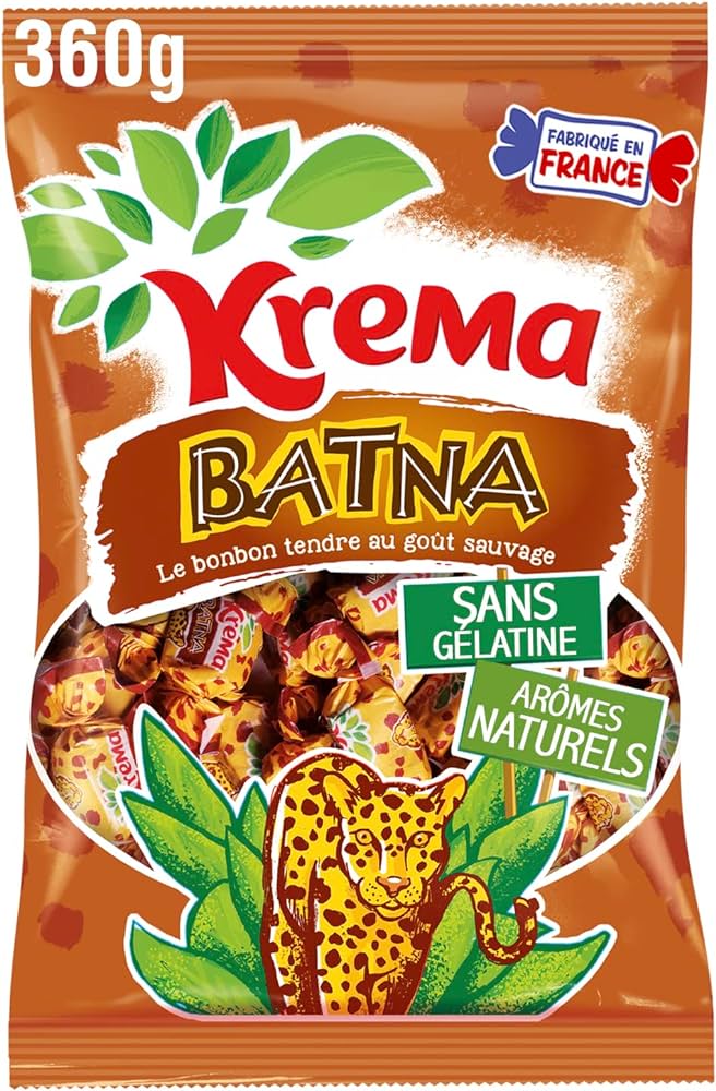 Krema Batna , Caramel,anise Flavored candy (France)