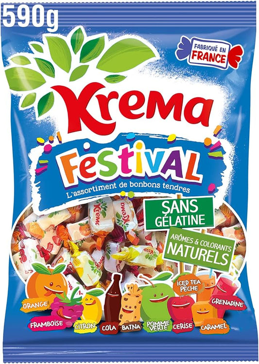 Krema BonBons Festival, Fruit Flavored candy (France)