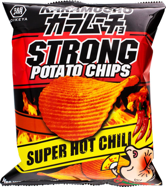 Koikeya Hot Chili Chips, Spicy BBQ (Japan)