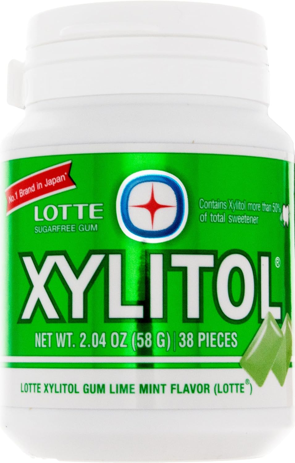 Lotte Xylitol, Lime Mint (Korea)