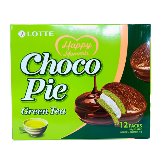 Lotte Choco Pie, Green Tea (Korea)
