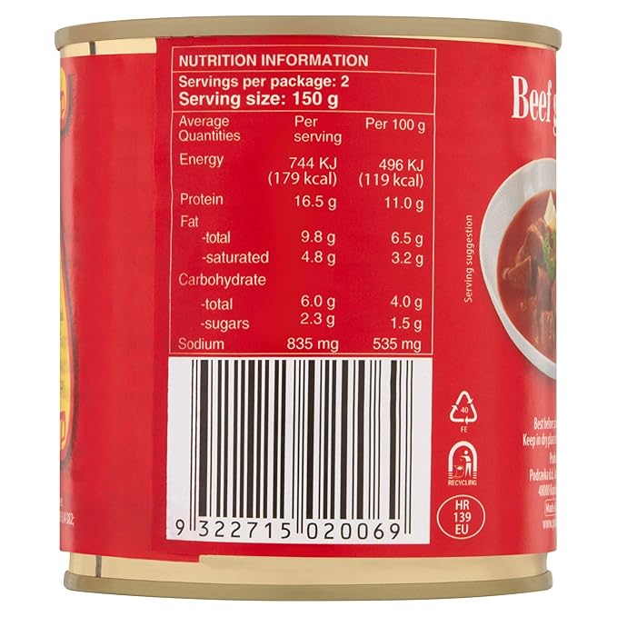 Podravka Beef Goulash - 10.6oz Cans x 24 pack (Croatia)