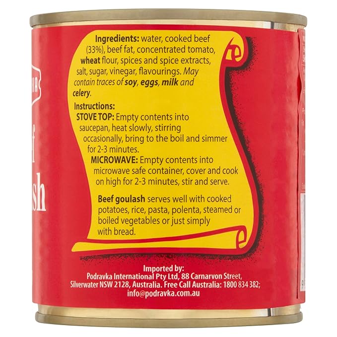 Podravka Beef Goulash - 10.6oz Cans x 24 pack (Croatia)