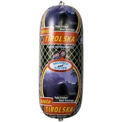 Brother & Sister Veal Salami (Tirolska Teleca) - 1 lb  x 1 Pack (United States)