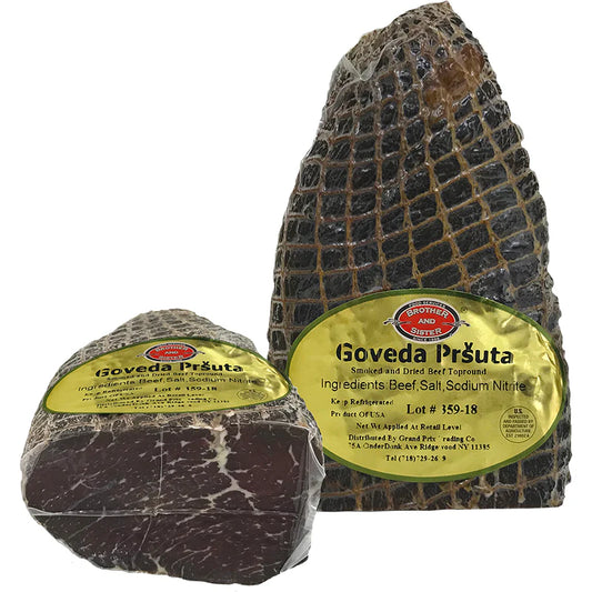 Brother & Sister Smoked Beef (Goveda Prsuta) - 1 lb x 1 Pack (United States)
