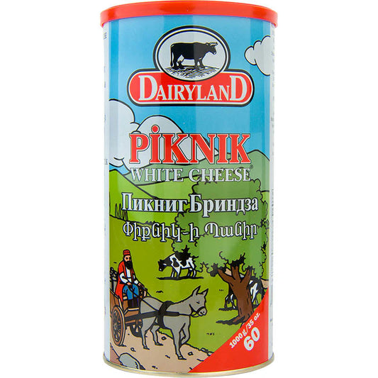 Dairyland Piknik White Cheese - 800g Jar x 6 Pack (Denmark)