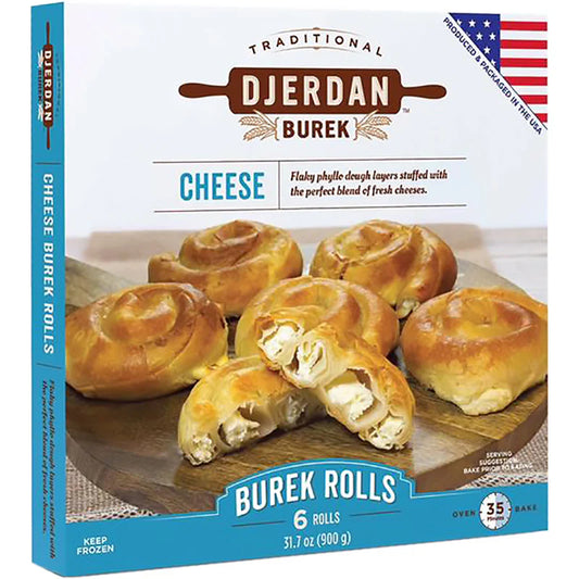 Djerdan Burek Cheese Rolls - 30oz Boxes x 8 pack (Bosnia)