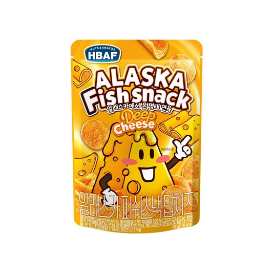 HBAF Alaska Fish Snack, Cheese (Korea)