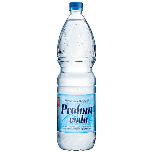 Prolom Mineral Water - 50.7oz Bottles x 6 pack (Serbia)
