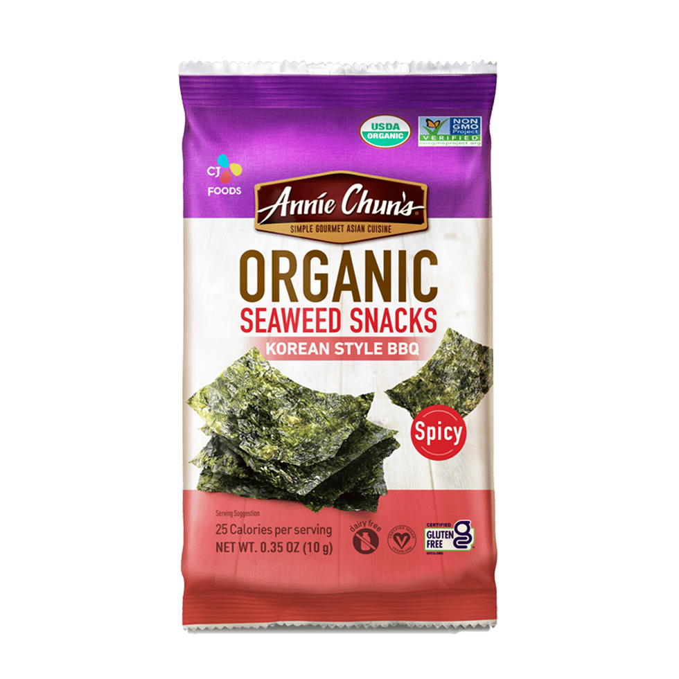 Annie Chun's Organic Korean Style BBQ Seaweed Snack, 10g (Korea)