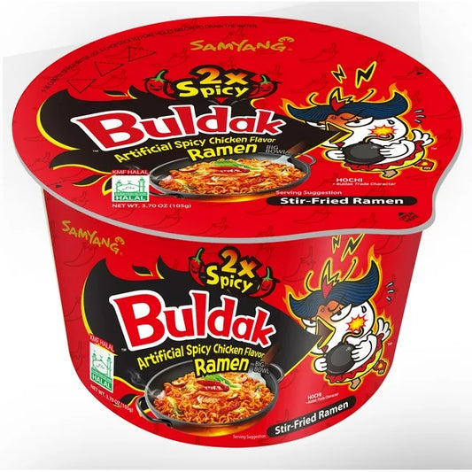 Samyang Ramen Bowl, 2X Spicy (Korea)