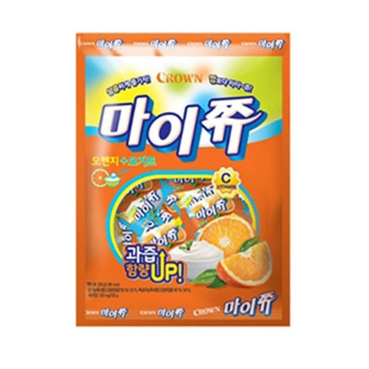 Crown MyChew Taffy, Yogurt & Orange (Korea)